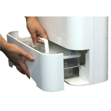 GRADE A1 - Box Opened - 10L Desiccant Dehumidifier with Rotary Switch Control Easy To Carry Handle Humidity Sensor Water Full Indication  Washable Filter Easy Access Water Tank 2 Years warranty