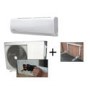 electriQ 12000 BTU  Quick Connector Inverter Wall Split Air Conditioner and Condenser Wall Mounting Bracket Bundle