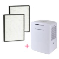 Aircube 3000 BTU Air Conditioner Dehumidifier and Humidifier for rooms up to 10 sqm and filter pack bundle 