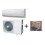 electriQ 18000 BTU Easy Fit Inverter Wall Split Air Conditioner and Condenser Wall Mounting Bracket Bundle