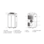 GRADE A1 - As new but box opened - Amcor 16000 BTU Portable Air Conditioner with Heat Pump for rooms up to 42 sq mtrs