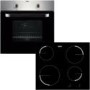 Refurbished Zanussi ZPVF4130X 60cm Single Built In Electric Oven And Ceramic Hob Pack Stainless Steel