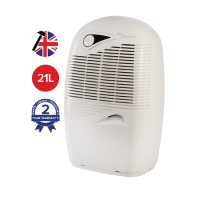 EBAC 2850e 21L Dehumidifier energy saving smart control for up to 5 bedroom homes with 2 year warranty