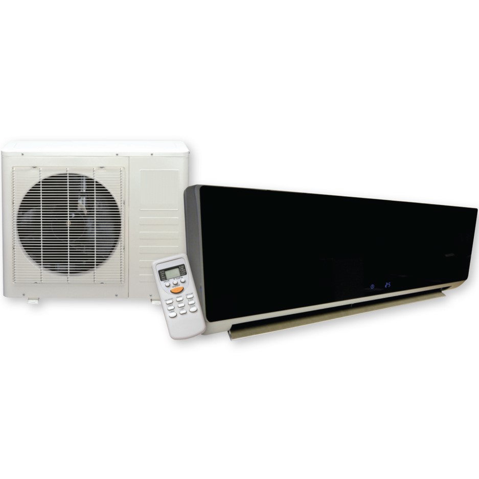 Buy 12000BTU 3.5Kw Panasonic compressor Black Wall Split Inverter Air