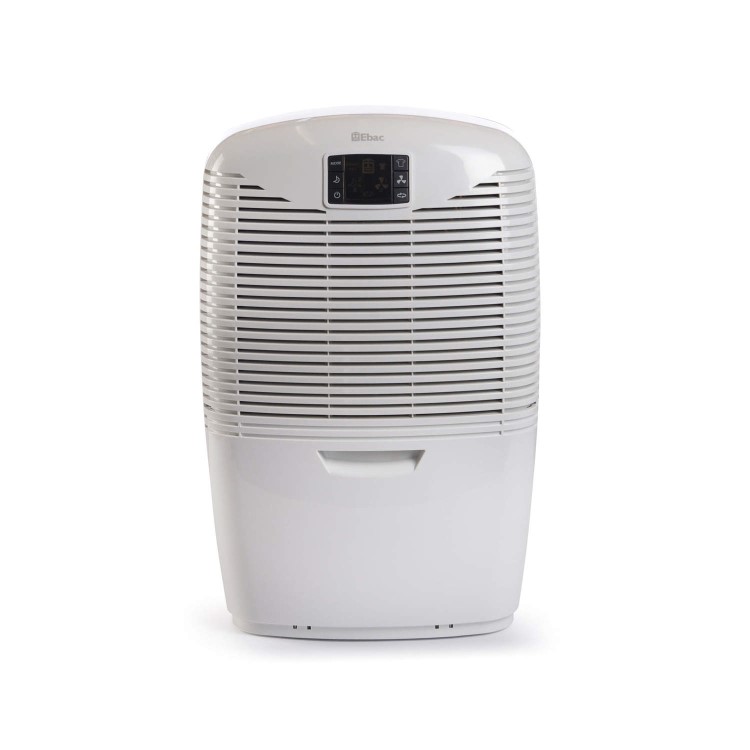 EBAC 3650e 18L Dehumidifier offers energy saving smart controls for up to 4 bed room houses with 2 year warranty
