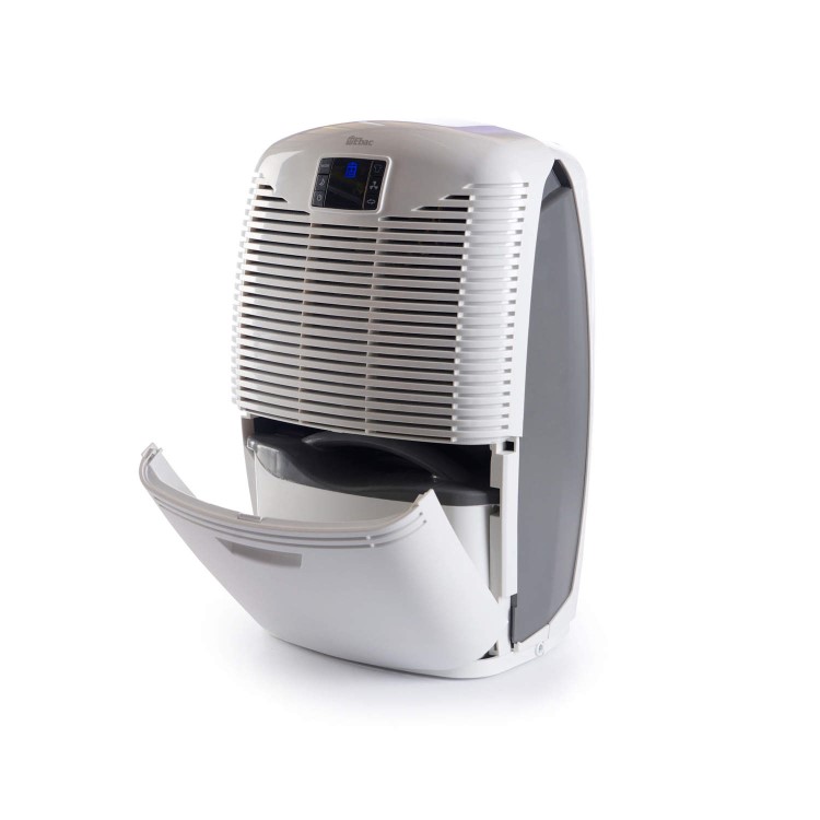 EBAC 3650e 18L Dehumidifier offers energy saving smart controls for up to 4 bed room houses with 2 year warranty