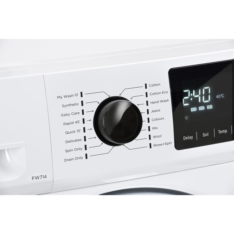 Belling FW714 7kg 1400rpm Freestanding Washing Machine White