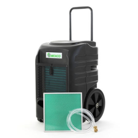Meaco 60L Rota Moulded Industrial Dehumidifier on large wheels 2 years warranty
