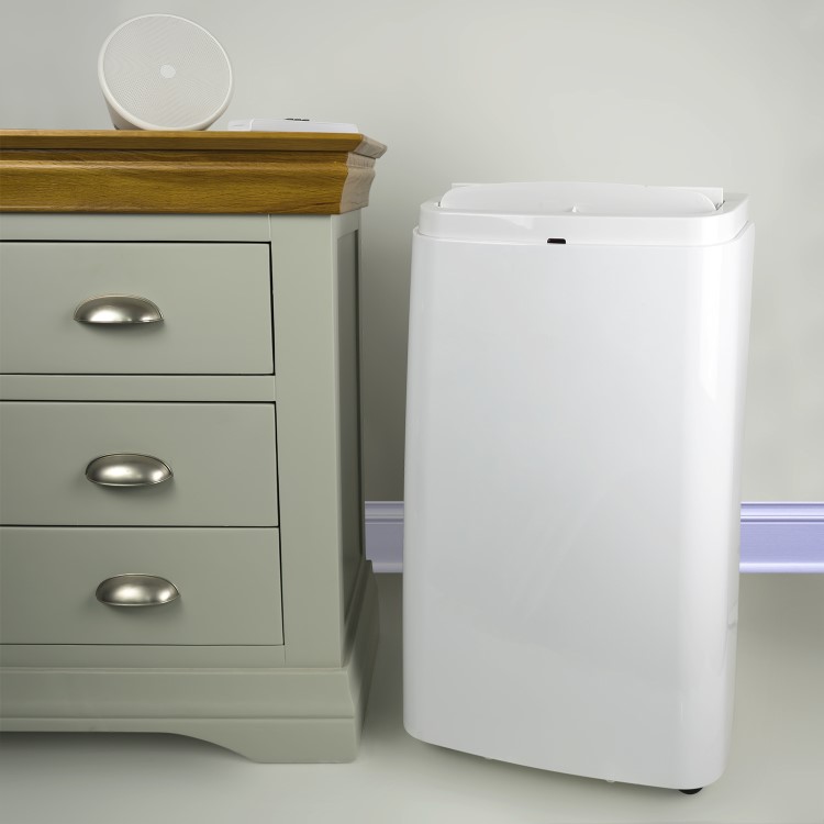 GRADE A1 - electriQ 12000 BTU Quiet Portable Air Conditioner - for rooms up to 30sqm