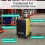 GRADE A2 - electriQ 50 Litre Industrial Dehumidifier with Digital Humidistat and Timer