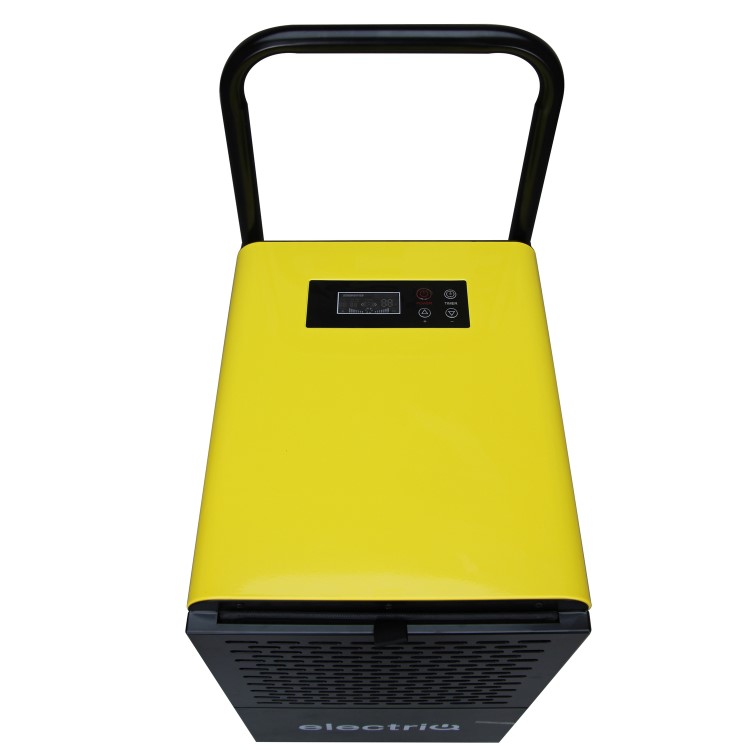 GRADE A2 - electriQ 50 Litre Industrial Dehumidifier with Digital Humidistat and Timer