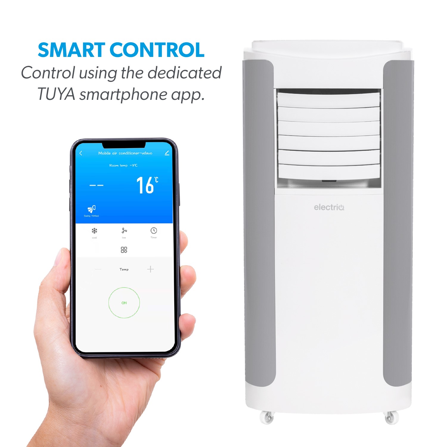 Buy electriQ 12000 BTU WiFi Smart Air Conditioner with Heat Pump for