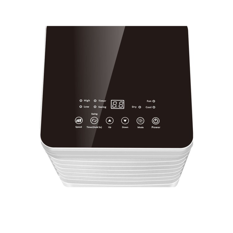 GRADE A2 - ECO 8000 BTU Slimline Portable Air Conditioner for sized rooms up to 20 sqm