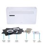 Refurbished electriQ IQOOL-SMART15HP 12000 BTU Wall Mounted Air Conditioner with Heat Pump - No Outdoor Unit Needed