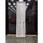 Refurbished White Electric Vertical Designer Radiator 2.4kW with Wifi Thermostat - H1800xW472mm - IPX4 Bathroom Safe