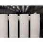 Refurbished White Electric Vertical Designer Radiator 2.4kW with Wifi Thermostat - H1800xW472mm - IPX4 Bathroom Safe