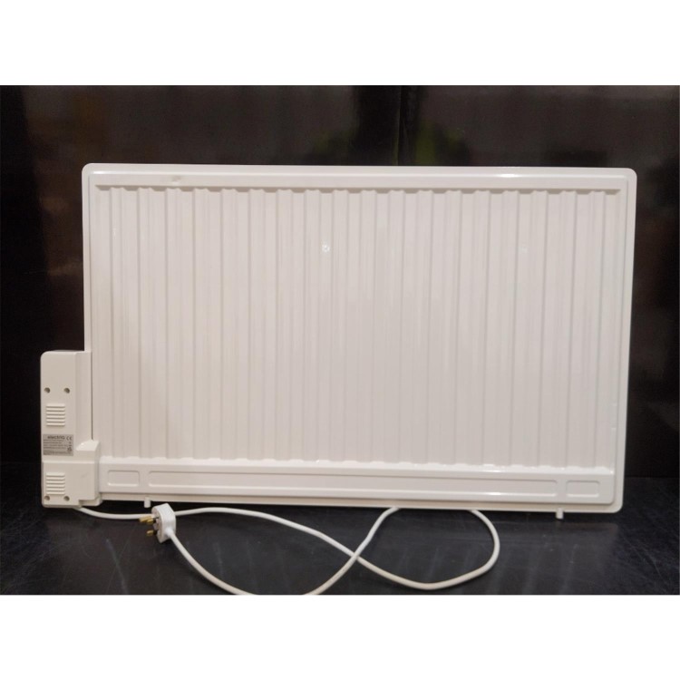 Refurbished electriQ 800W Slim Wall Mounted Oil Filled Radiator - White