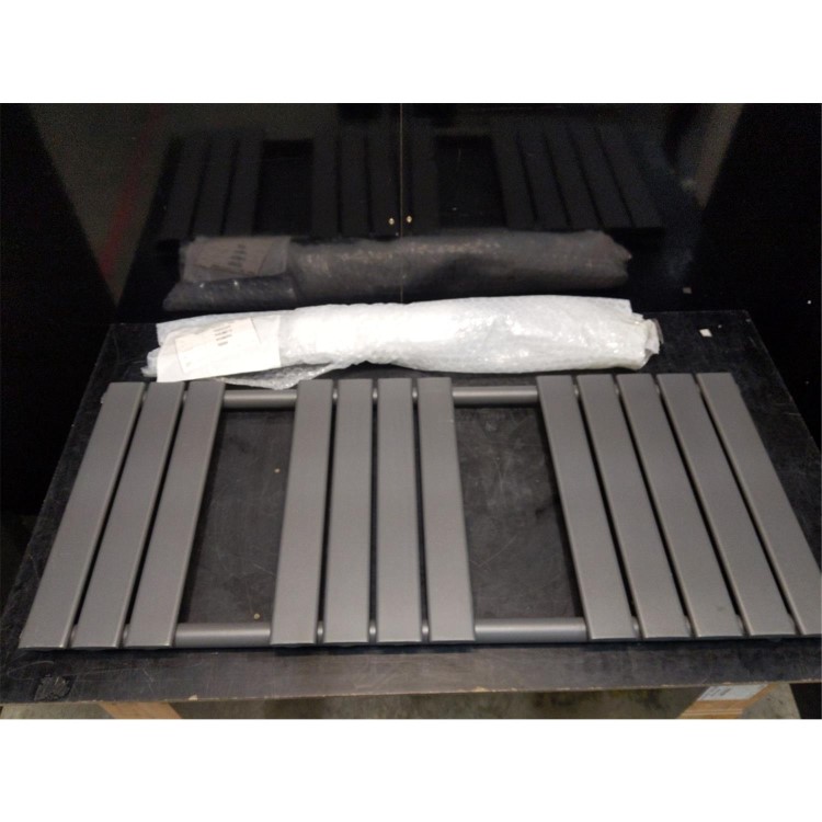 Refurbished electriQ Flat Panel Electric Towel Radiator H1200xW500mm - Grey