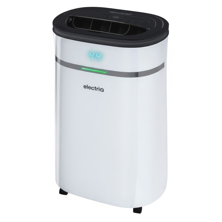 Refurbished electriQ 12L Low-Energy Quiet Laundry Dehumidifier and HEPA Air Purifier