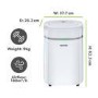 Refurbished electriQ 20L Quiet Anti Bacterial Laundry Dehumidifier