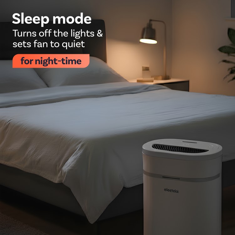 Refurbished electriQ 20L Quiet Anti Bacterial Laundry Dehumidifier