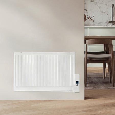 Buy electriQ 800W Slim Wall Mounted Oil Filled Radiator White