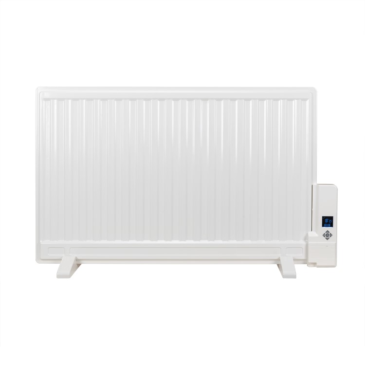 Refurbished electriQ 800W Slim Wall Mounted Oil Filled Radiator - White