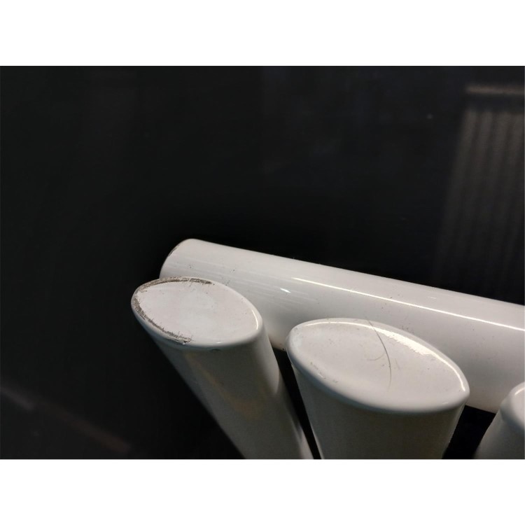 Refurbished White Electric Vertical Designer Radiator 2kW with Wifi Thermostat - H1800xW354mm - IPX4 Bathroom Safe