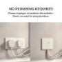 White Vertical Smart Electric Radiator with Wi-Fi Thermostat - 2000W - H1800xW354mm - Bathroom Safe