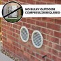 Refurbished electriQ iQool 10000 BTU Mounted All-In-One Smart Air Conditioner with Heat Pump - No Outdoor Unit Needed