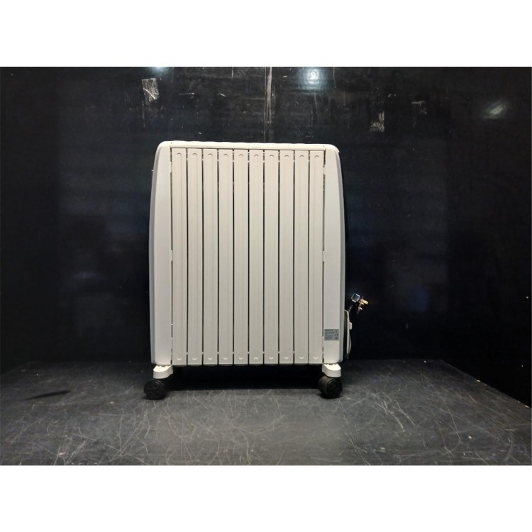 Refurbished electriQ 2500W Smart Oil Filled Radiator with Thermostat and Weekly Timer - White