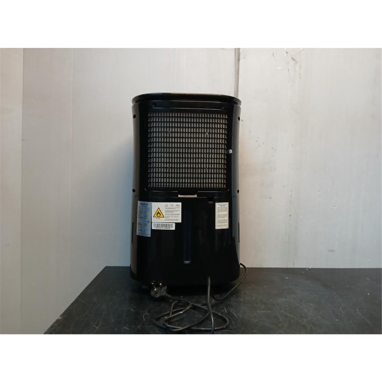 Refurbished electriQ 12L Low-Energy Quiet Laundry Dehumidifier - Black