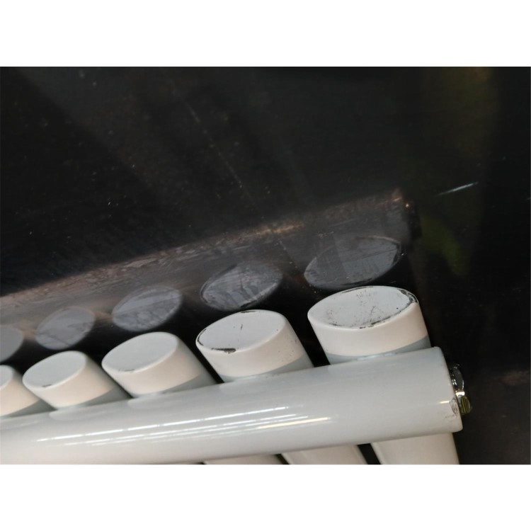 Refurbished White Vertical Smart Electric Radiator with Wi-Fi Thermostat - 2.4kW - H1800xW472mm - Bathroom Safe