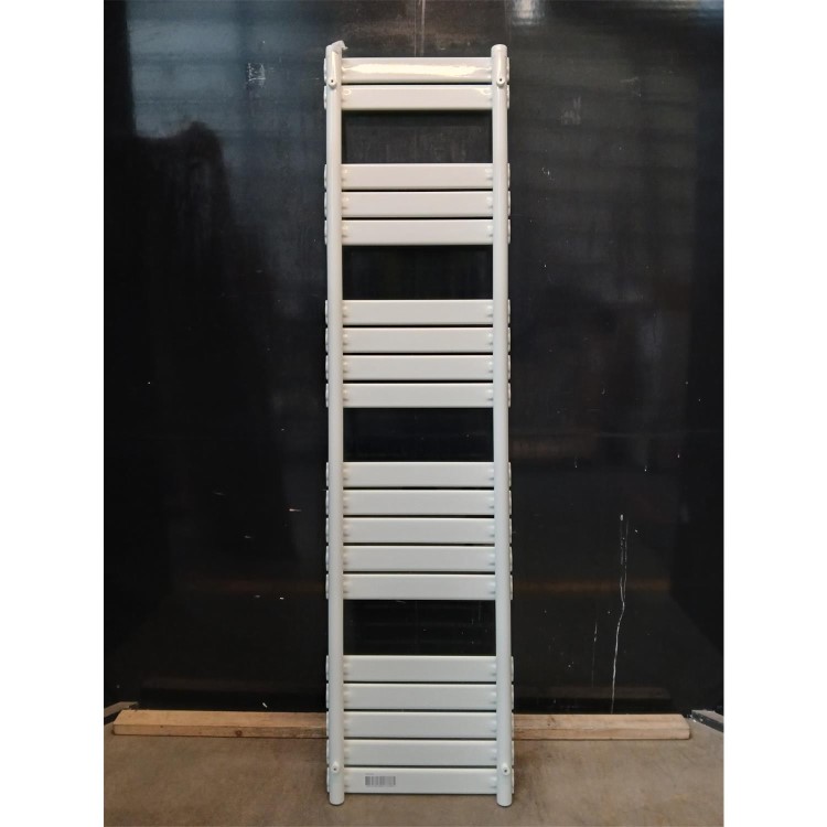 GRADE A3 - Riace White Vertical Flat Towel Radiator 1800x450mm Single Panel 2471 BTU