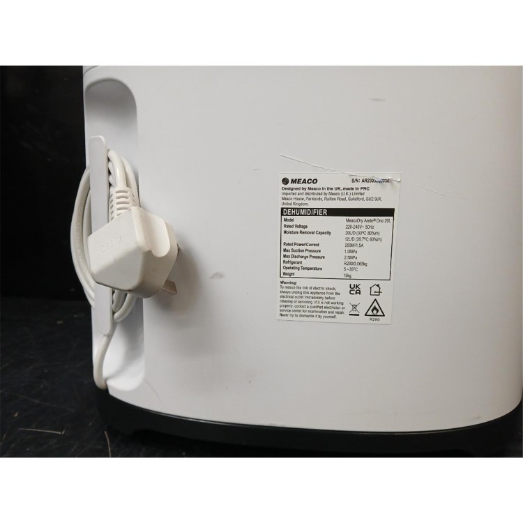 Refurbished Meaco Arete One 20L Low Energy Laundry Dehumidifier