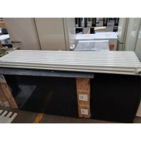 Refurbished - Reggio White Vertical Triple Column Traditional Radiator 1800x470mm 5545 BTU - Cast Iron Style