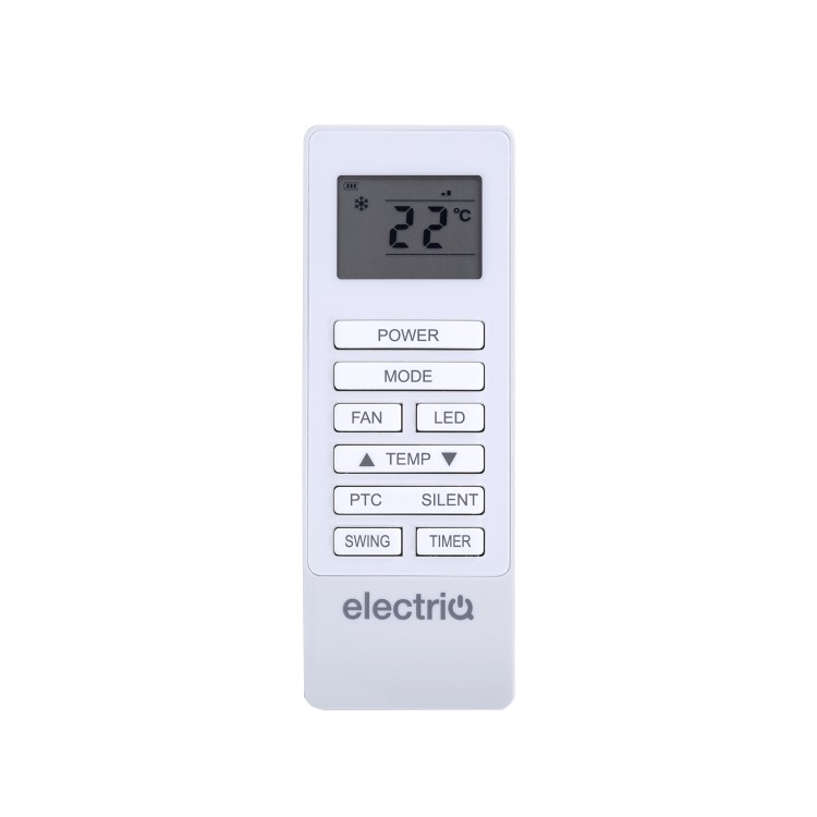 Refurbished electriQ iQool 12000 BTU Wall Mounted All-In-One Smart Air Conditioner with Heat Pump - No Outdoor Unit Needed