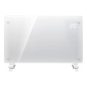 79064949/3/EGH25AW Refurbished electriQ 2500W Smart Designer Glass Panel Convection Heater - Wall Mountable & Bathroom Safe - White