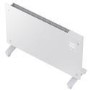 Refurbished electriQ 2500W Smart Designer Glass Panel Convection Heater - Wall Mountable & Bathroom Safe - White
