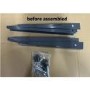 GRADE A1 - electriQ Air Conditioner Wall Mount Brackets in anthracite / grey - Up to 90kg - 9000-24000 BTU