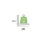 GRADE A1 - electriQ Air Conditioner Wall Mount Brackets in anthracite / grey - Up to 90kg - 9000-24000 BTU