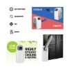 Refurbished electriQ AirFlex 14000 BTU 4kW Portable Air Conditioner with Heat Pump for Rooms up to 38 sqm  - Factory Outlet