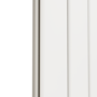 Refurbished - Eco Eleganza White Vertical Flat Designer Aluminium Radiator 1600x300mm Single Panel 2036 BTU