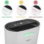 Refurbished electriQ 12 Litre Smart App Alexa Dehumidifier with Digital Humidistat and Air Purifier