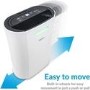 Refurbished electriQ 12 Litre Smart App Alexa Dehumidifier with Digital Humidistat and Air Purifier