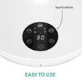 Refurbished electriQ 9 Inch Quiet Low Energy DC Oscillating Pedestal Fan - White