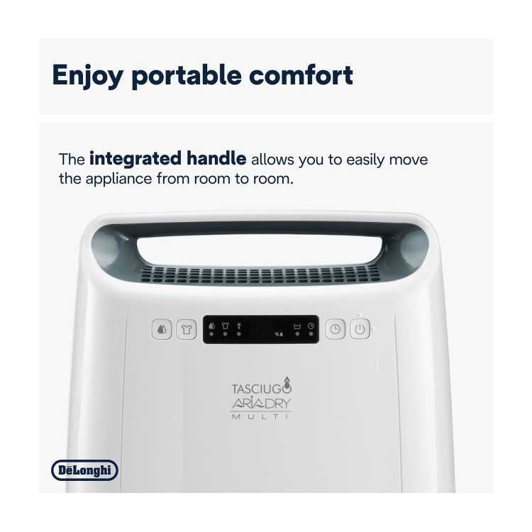 Refurbished DeLonghi Tasciugo AriaDry Multi 16L Dehumidifier with Laundry Mode in Navy