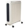 Refurbished electriQ 2400W Smart WiFi Eco Oil-Free Radiator & Panel Heater with Thermostat Timer & Remote - White