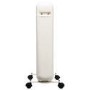 Refurbished electriQ 2400W Smart WiFi Eco Oil-Free Radiator & Panel Heater with Thermostat Timer & Remote - White