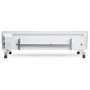 Refurbished - electriQ 750W Smart Designer Slim Glass Panel Heater - Wall Mountable & Bathroom Safe - White